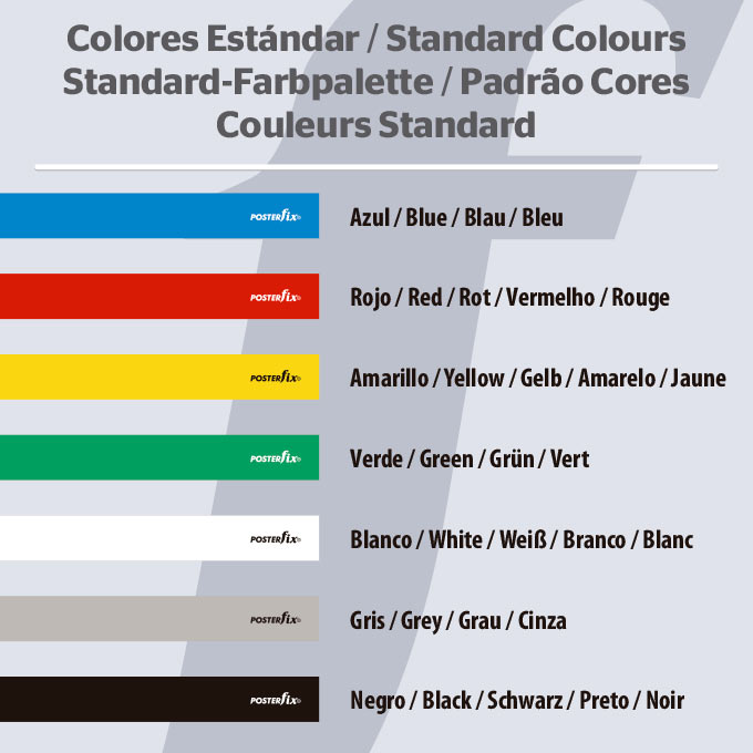 PosterFix® - Colores Estándar